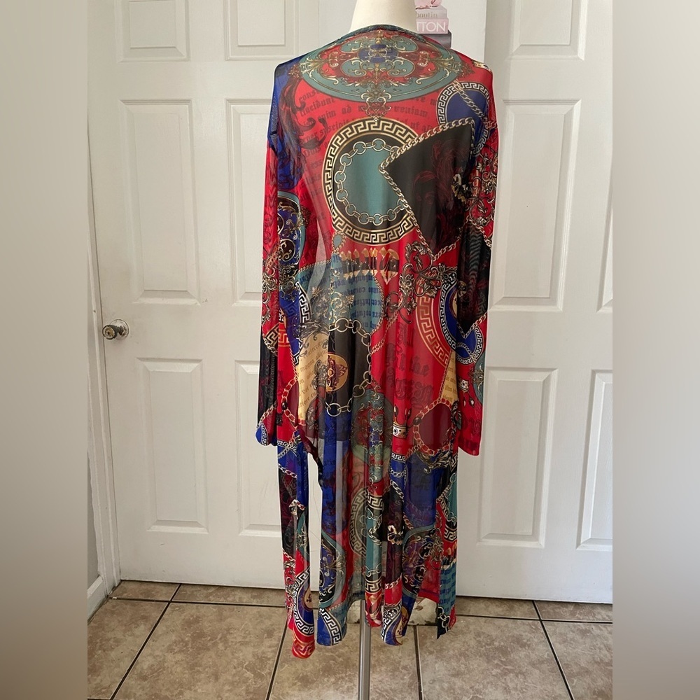 RETRO NYC Multicolor Patterned Garment Size M - Picture 4 of 9